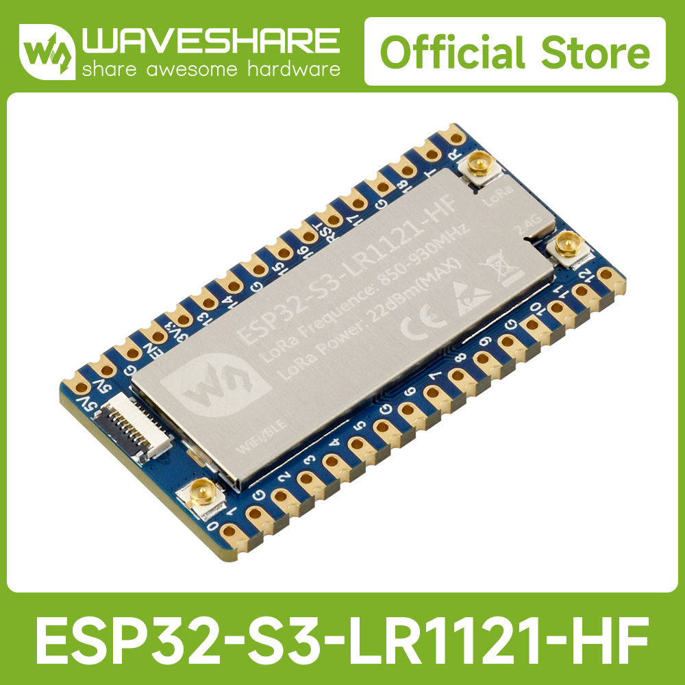 Esp32 S3 - Waveshare ESP32-S3 LoRa開発ボード、LR1121第3世代RFチップ搭載、Sub-GHz/2.4GHz LoRaワイヤレス対応
