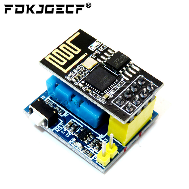 Esp8266 Nodemcu - インテリジェントな温度および湿度センサーモジュール,p8266,ESP-01,dht11,ESP-01S,wifi,nodcuu,iot