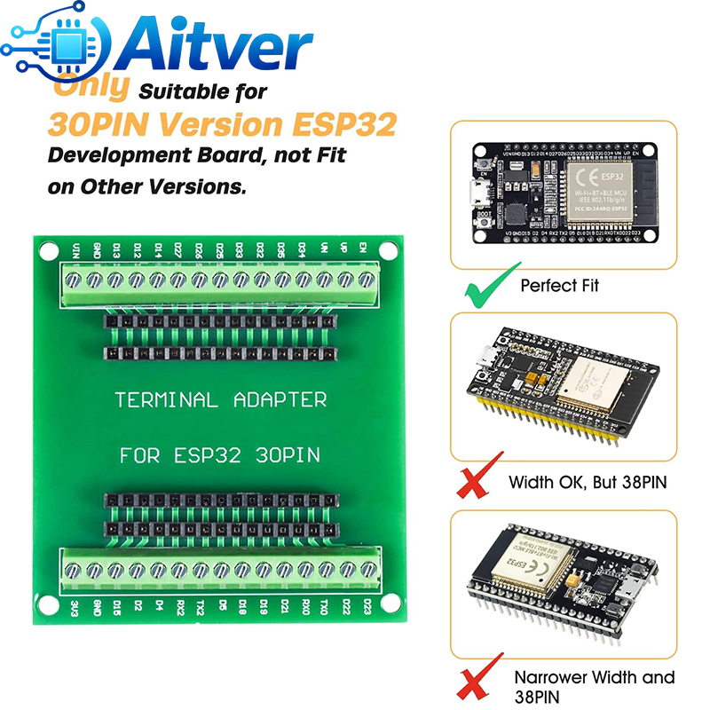 ESP32 30PIN 拡張ボード + 電源ボード コンボキ - Esp32 Uart Module のレビューと価格