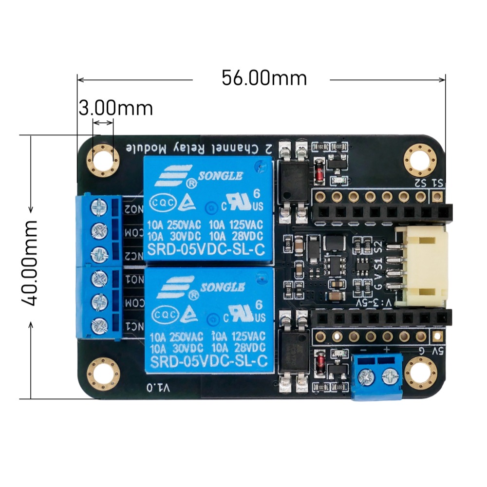 2CHリレーモジュール入力5Vアクティブロートリガー光絶縁リ - Esp32 Uart Module のレビューと価格