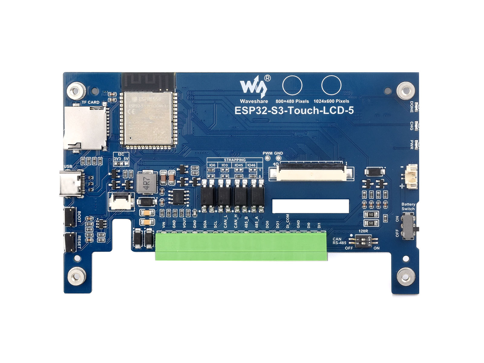Waveshare ESP32-S3 5インチ静電容量式タッ - Esp32 Development Board のレビューと価格