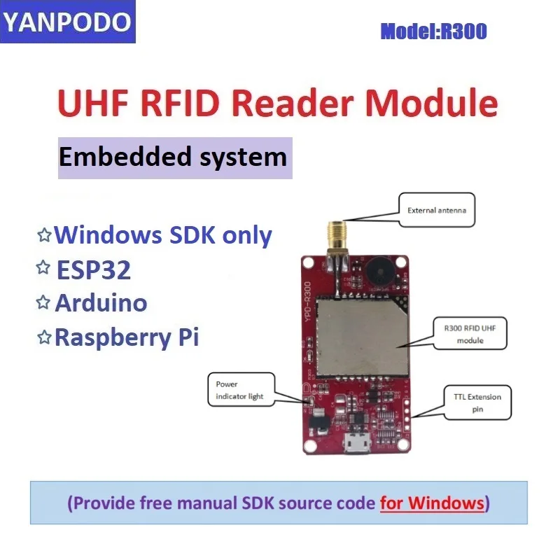 R300 UHF RFIDリーダーモジュール ESP32 R - Esp32 Uart Module のレビューと価格