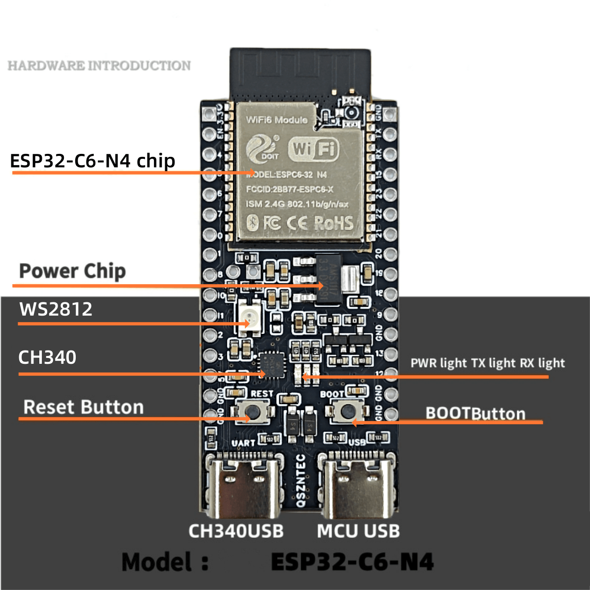 ESP32-C6-DevKitC-1 ESP32-C6 コア - Esp32 C6 のレビューと価格