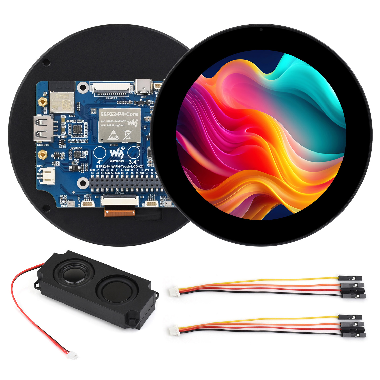 ESP32-P4 3.4/4 インチラウンドタッチディスプレ - Esp32 P4 のレビューと価格