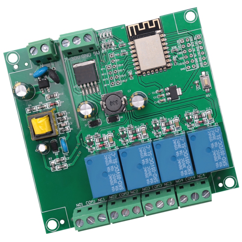 ESP8266 ワイヤレス WIFI 4 チャンネルリレーモ - Esp8266 のレビューと価格