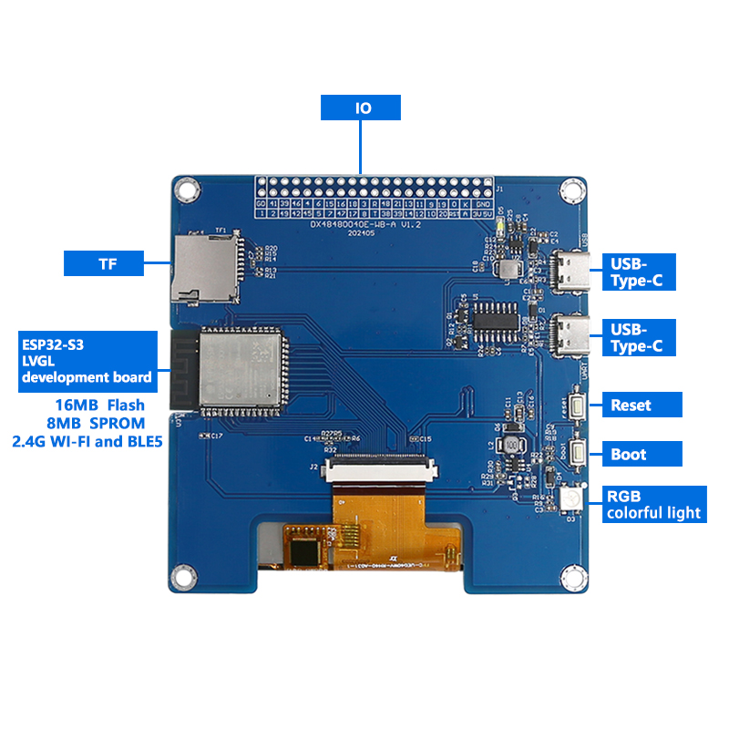 4 インチ 480 × 480 IPS TFT スクエアディ - Esp32 Uart Module のレビューと価格