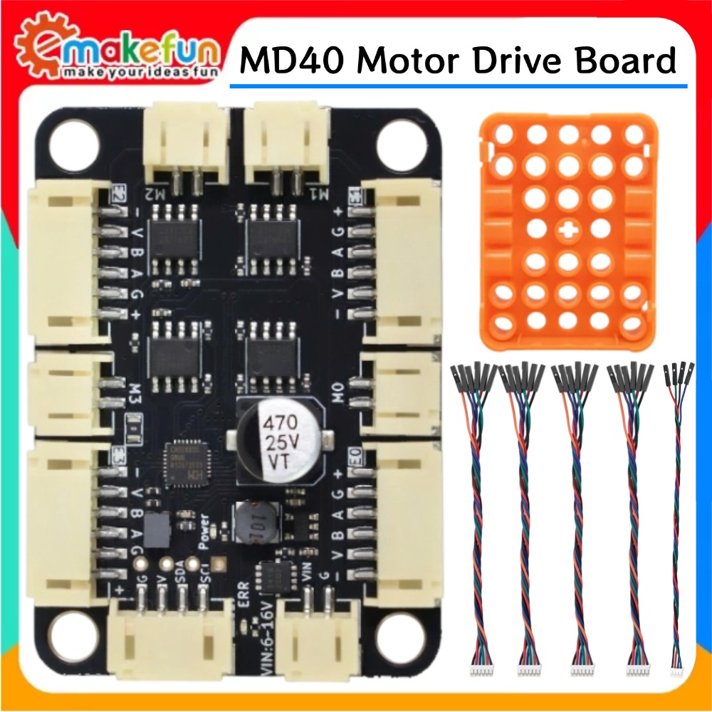 エンコーダー/DCモータードライバーモジュール I2C 4チ - Esp32 Uart Module のレビューと価格